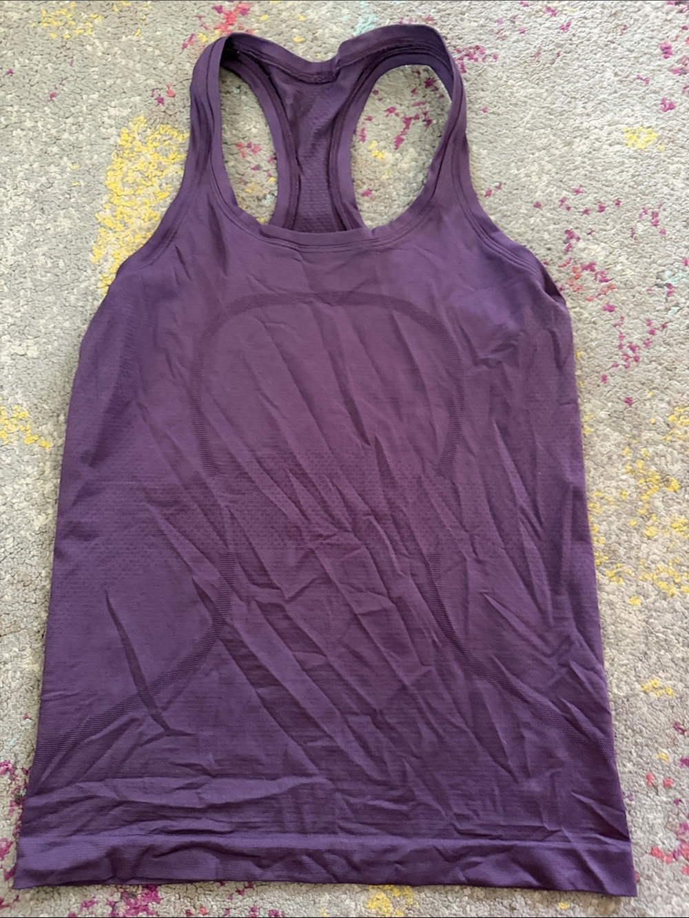 lululemon athletica Purple swiftly tank size 6
